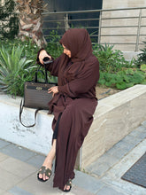 Chocolate brown abaya