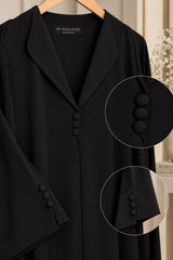 Qamar Black abaya