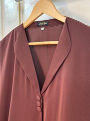 Chocolate brown abaya