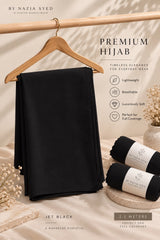 Black Premium Hijab