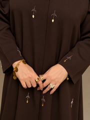 Espresso Brown Abaya